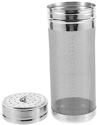 RORPOIR Beer Filter Stainless Steel Hop Strainer Fruit Infuser Insert Beer Filter Tube Wine Filter Mesh Beer Filter Hop Filter Hop Spider Wine-Making Filter Container Brew