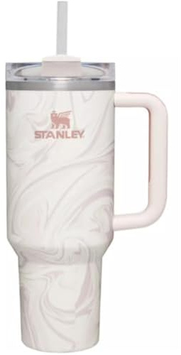 STANLEY QUENCHER - Vaso H20 Flowstate de cuarzo rosa, remolino de 40 onzas