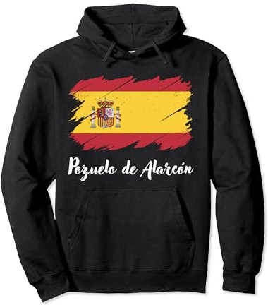 Pozuelo de Alarcón España, Bandera de España, Pozuelo de Alarcón Sudadera con Capucha
