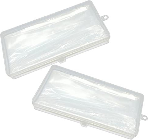 HONMEET Währungsalbum 100 Geldbeutel Papiergeld-organizer Banknotenhalter-set Kunststoff-aufbewahrungs-organizer Für Sammlerstücke