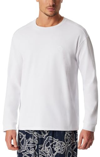 Schiesser Pyjamasöverdel för män, Vit_183225, 56
