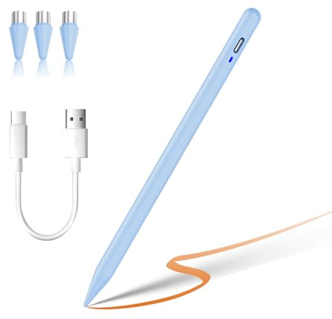 Tablet Stift für Android/iOS,35 Min Schnellladung Touchscreen Stift,Blau