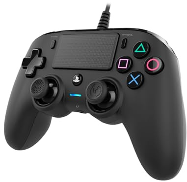 NACON Controller cablato per PlayStation 4 e PC, nero