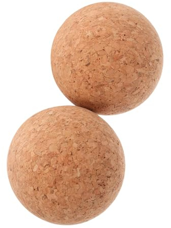 TOYANDONA 2pcs Wooden Cork Ball Bottle Stoppers Soft Wood Cork Sealer for Wine Decanter Carafe Lid Stopper Whiskey Vinegar Bottle Replacement Leak-Resistant Decorative Caps for Holiday Party