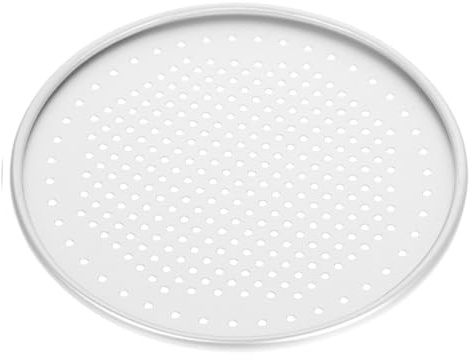 Gadpiparty Teglia Forno Pizza Rotonda in Alluminio Forata Antiaderente Resistente Alte Temperature per Pizza e Dolci