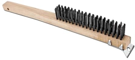 Brosse à pizza amovible avec long manche en silicone résistant pour badigeonner le pain et les pâtisseries, outil de cuisine propre, 35,5 cm, argenté