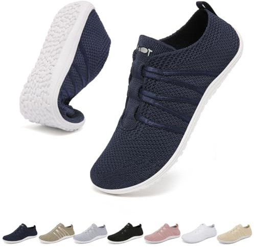 chetoria Unisex Zapatillas Barefoot Verano Zapatillas Gimnasio Minimalista | Suela de Cero Caída, Sin Cordones, Transpirables, Antideslizante, Cómodas, Ligeras, Flexibles, Exterior Interior, Gr.37-45