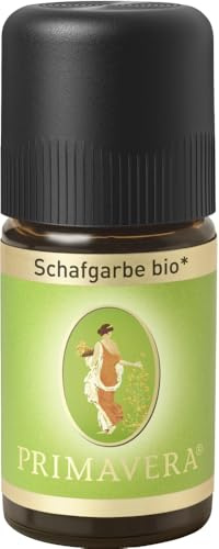 PRIMAVERA Ätherisches Öl Schafgarbe bio 5 ml - Aromaöl, Duftöl, Aromatherapie - harmonisierend, beruhigend, regenerierend - vegan