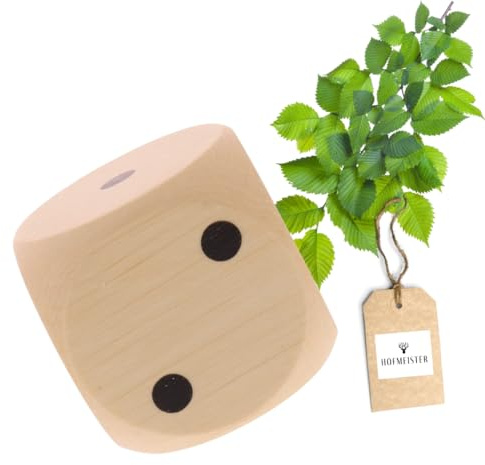 Hofmeister legno erano dadi, con occhi numeri, Lunghezza: 40 mm