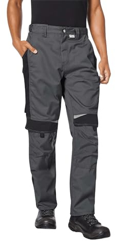 pka BESTWORK Arbeitshose für Herren mit Stretch-Bund & Kniepolster-Taschen