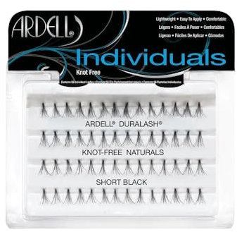 ARDELL Individuals Duralash Knot-Free Naturals. Pestañas Postizas Individuales - Longitud Corta - Sin Nudo. Contiene 56 Pestañas Postizas Individuales - 56 Unidades