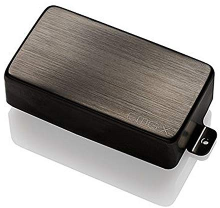 EMG 60-X E-Gitarren Humbucker Tonabnehmer Edelstahl Brushed schwarz chrome