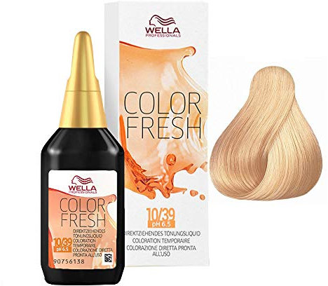 Wella Color Fresh 10/39 Tinte semipermanente - 75 ml