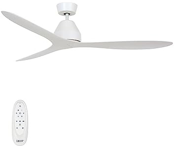 Lucci air Deckenventilator Airfusion Whitehaven, Ventilator inkl. Fernbedienung, flacher Deckenlüfter, Ø 142 cm