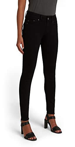 G-Star Femme Jean Midge Cody Mid Skinny, Noir (pitch black D07144-B964-A810), 22W / 32L