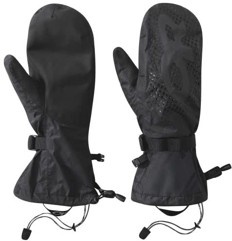 Outdoor Research Revel Shell Mitts, Black, M