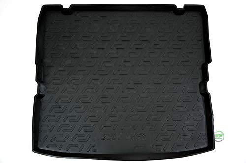J&J AUTOMOTIVE Kofferraumwanne passend für Opel Zafira B 2005-2010, 3D TPE Allwetter mit hohem Rand Passform rutschfest Geruchsneutral Schwarz