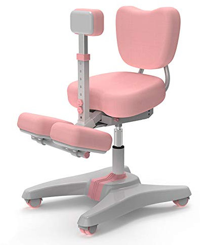 FGHFD Kniestuhl, Kniehocker Kniestuhl Ergonomisch, Kniender Orthopädischer Hocker mit Verstellbares Pedal für Die Richtige Sitzhaltung, Kinder