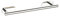 WENKO Turbo-Loc® Badetuchstange Orea Shine, Befestigen ohne Bohren, Lange Handtuchstange mit viel Platz für Badetuch & Handtücher, hochwertiger rostfreier Edelstahl, Silber glänzend, 40 x 4,5 x 7 cm