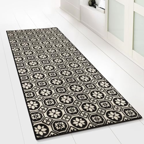 Floordirekt Teppichläufer St. Asaph - Läufer für Küche, Flur & Wohnraum - Feinschlingen Teppich - rutschfest & antistatisch - Küchenläufer Flurteppich Flurläufer (80 x 400 cm)