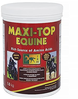 TRM Maxi-Top Horse Feed Protein and Vitamin E Supplement | Amino Acids and Antioxidants for Equine Muscle Growth and Development - 3.3 lb (1.5 Kg) - 3.3 lb