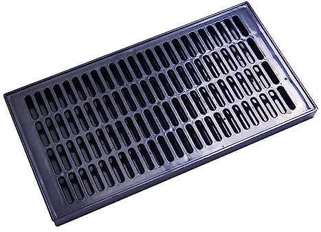 WRJAHCG Bierauffangschale Aus Plastik,Bier Tropfschale,Abtropfschale Für Bierturm Breite Verwendungen Halten Der Bar Sauber Einfache Reinigung Mit Abnehmbarem Deckel 11,8 X 6,3 X 0,7