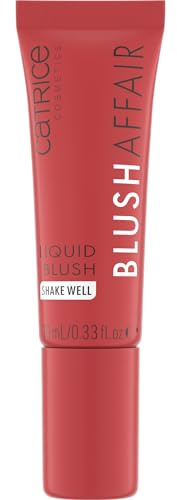 Catrice Blush Affair Liquid Blush, Rouge, Nr. 030, Rot, hochpigmentiert, sofortiges Ergebnis, natürlich, matt, vegan, ohne Parfüm, ohne Alkohol, ohne Konservierungsstoffe, 1er Pack (10ml)