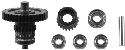 BCZAMD 3D Drucker Upgrade Zubehör Spritte Extruder Gear Kits: Nanobeschichtung Abrasiver Stahl CNC Skelettiertes POM - Einteiliges Wellendesign Doppelkugellager Getriebe for Ender 3 S1 CR10 smart Pro