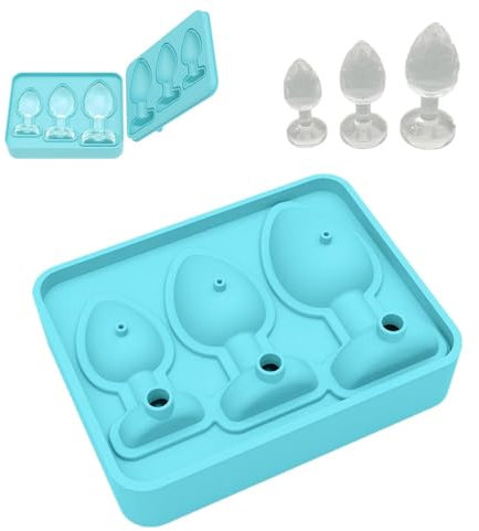 Novelty Ice Cube Tray Adult Prank Ice Mold Tray Silicone Funny Ice Cube Mold for Whiskey Cocktails, Brandy and Juice Beverages, Party Supplies Fun Gifts