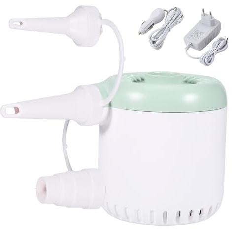 Inflador Electrico, Bomba De Aire Eléctrica Portátil Inflador Colchon Hinchable Hinchador Electrico Paddle Surf con 3 Boquillas, 50w Bomba Portátil Aire para Piscinas Camping Piscina