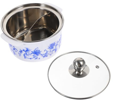 Zerodeko Suppentopf für Küche und Restaurants und Elegantem Design Edelstahl mit Deckel Kleiner Induktionstopf mit Sicherem Griff