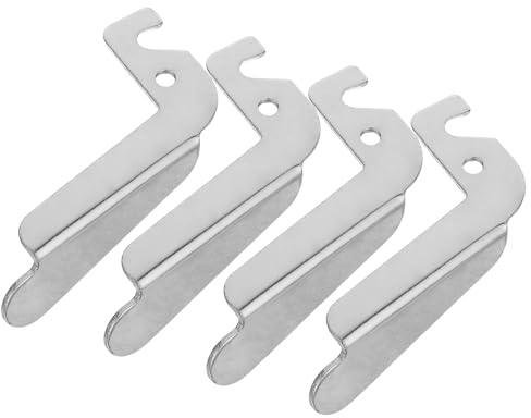 Amosfun 4pcs Household Boiler Door Handle Replacement Stainless Steel Grip for Oven Door Easy Boiler Installation and Handle Repair Parts