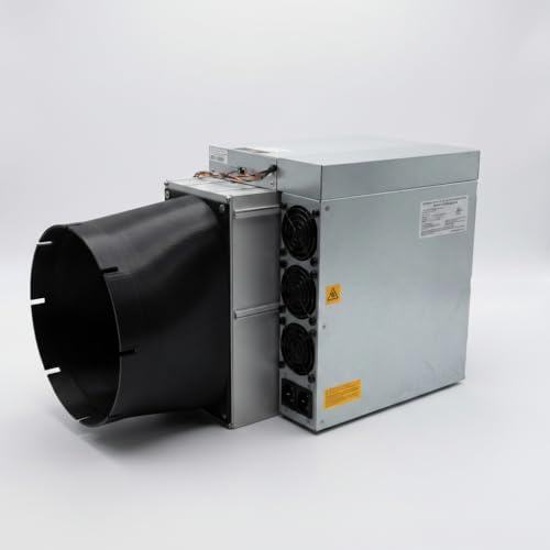 Intake Fläktkåpa för Antminer S19 & S21 ASIC Miner med 2x120mm Fläktar – Adapter för Extern Inline Fläkt (8 Tum – 200mm)