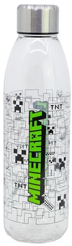 Stor Gourde Minecraft Réutilisable 980ml - Tritan Sans BPA - Bouchon Étanche Anti-Fuite pour Sport École Gym Randonnée