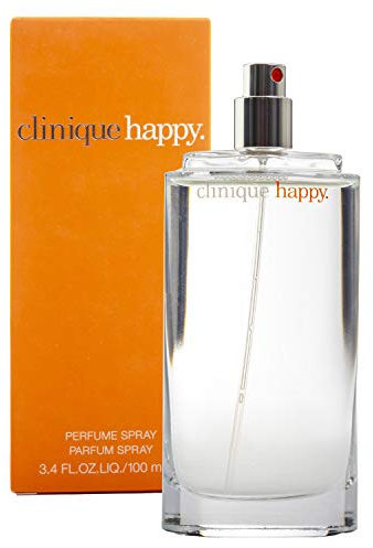Clinique Happy Eau de Parfum Spray | Notes of Grapefruit, Bergamot, Hawaiian Wedding Flower + Spring Mimosa | Perfumes for Women, 3.4 Fl Oz
