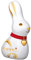 merci Osterhase (1 x 120 g) / Hohlfigur im Osterhasen-Design aus zarter Edel-Vollmilch-Schokolade
