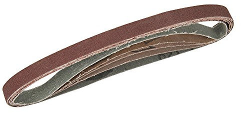 Silverline 910232 Sanding Belts 13 x 457 mm 5pce 40, 60, 2 x 80, 120G