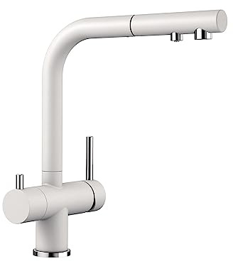 BLANCO FONTAS-S II Filter | Küchenarmatur | Mit herausziehbarem Schlauch | [16,6x26,4x30,6 cm] | Filter wird zusätz. benötigt | wassersparend | Rückflussverhinderer | Hochdruck