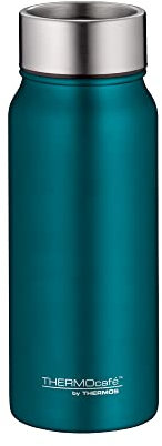THERMOcafé by THERMOS TC DRINKING MUG teal mat 0,50l, Thermobecher Edelstahl, Isolierbecher, Kaffeebecher to Go Thermo, auslaufsicher, 9h heiß & 18h kalt, spülmaschinenfest, BPA-frei