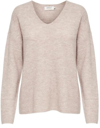 Only Jersey de Punto para Mujer ONLCAMILLA, Pumice Stone/Detalle: Melange, L