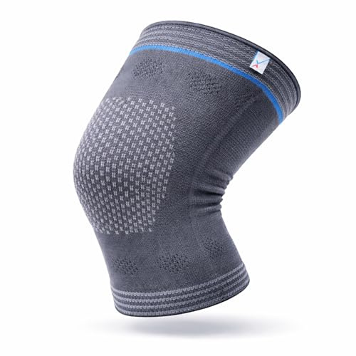 Express Orthopaedic® - Medically Approved Knee Brace Compression Sleeves for Men & Women - Comfortable & Secure Supports for Fitness, Sports, Walking & Weak Joints (L)
