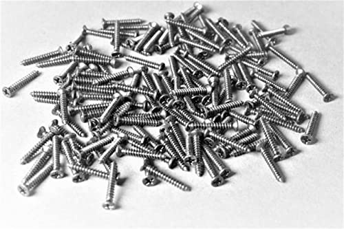 bahnwaren 0002 Track Screws Wood Screws Cross 200 Pieces 1.4 x 10 mm for H0 K Track