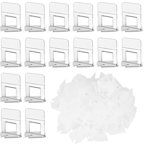 Clip Distanziatore di Livellamento 400 Pezzo 3 mm Linguette di Fissaggio Piastrelle Monouso Supporto Distanziatore per Piastrelle Avimenti Utensili