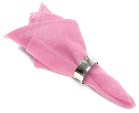 Stoffservietten Rosa 25 Stück 40x40cm Baumwolle