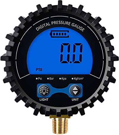 Pvczool Reifen Druck Messer Digitaler Reifentester Bildschirm Luft Druck Manometer Schnell Kupplungs Gewinde 1/8