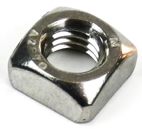 DAUMLINK® Tuerca cuadrada DIN 557, material acero inoxidable V2A (25 unidades) (como UNI 5597) se bloquean muy bien y son adecuadas, por ejemplo, para la conexión de tus tornillos o pernos con