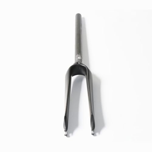 BSFHQS 14/16/18/20 Zoll BMX Gabel Carbonfaser Falträder Starre Gabeln C-Bremse Fahrradgabeln 9 * 74/100mm Schnellspanner Vordergabeln 1-1/8 Gerades Rohr(Matte Black,74MM_16IN)