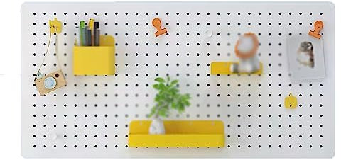 Générique Panneau perforé Mural en métal Robuste, kit de Rangement d'outils + Supports et Crochets pour la Maison et Le Travail (Couleur : Style 2)