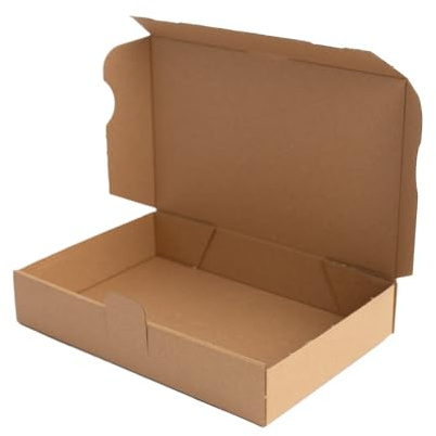 Versandkartons DHL Kleinpaket oder DP Maxibrief Karton Verpackung | Menge wählbar | Hansepack24 (240 x 160 x 45 mm Braun, 50 Stück)