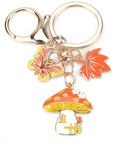 Porte-Clés Créatif, Petite Maison Avec Champignon, Joli Cadeau Pour Femme, Surprise D'anniversaire Pour Amie, D'anniversaire Pour Femme, Cadeau Pour Petite Amie